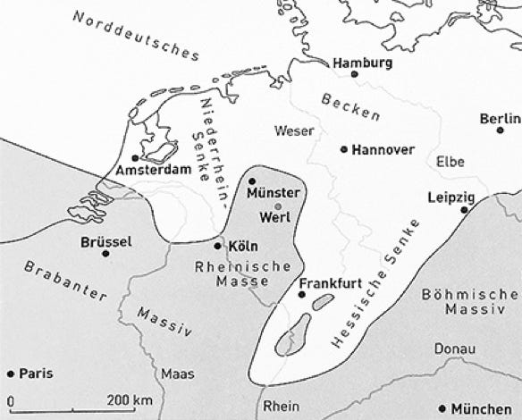 Zechsteinmeer Karte